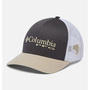 Columbia PFG Mesh Snap Back Ball, Gorras Verdes Oscuro Kaki Para Hombre | 149268-UYH